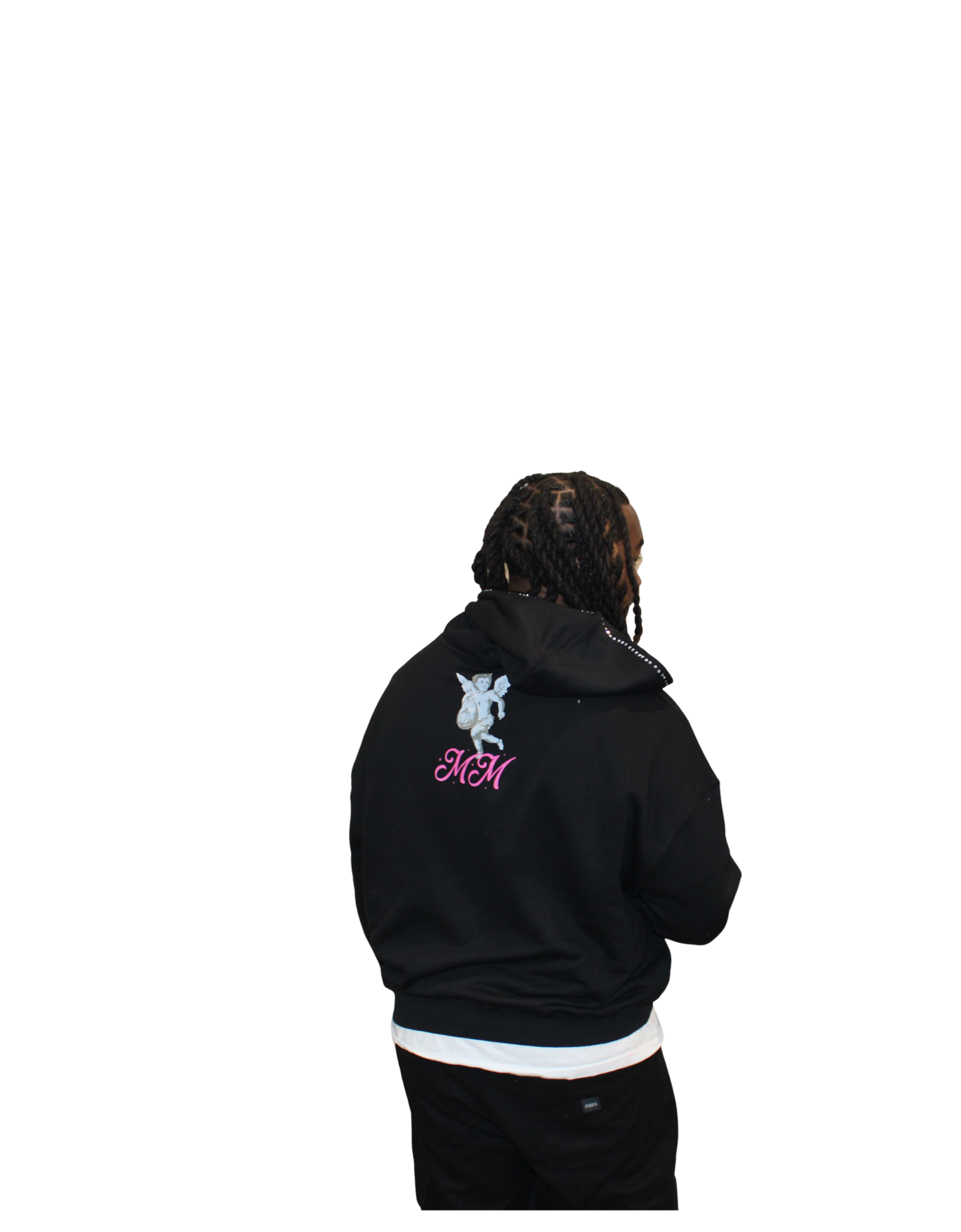 MM TEETH RHINESTONE ZIP UP