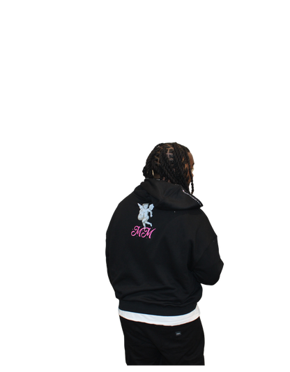 MM TEETH RHINESTONE ZIP UP